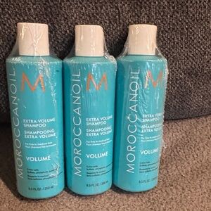 Moroccanoil Volume Shampoo Trio - Turquoise and White